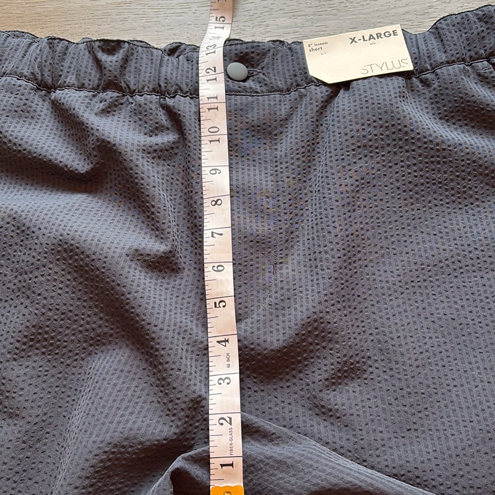 Stylus Mens 8" Stretch Fabric Pull On Deck Short Size XL - Picture 10 of 11